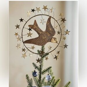 Anthropologie Starry Swallow Tree Topper or Decor